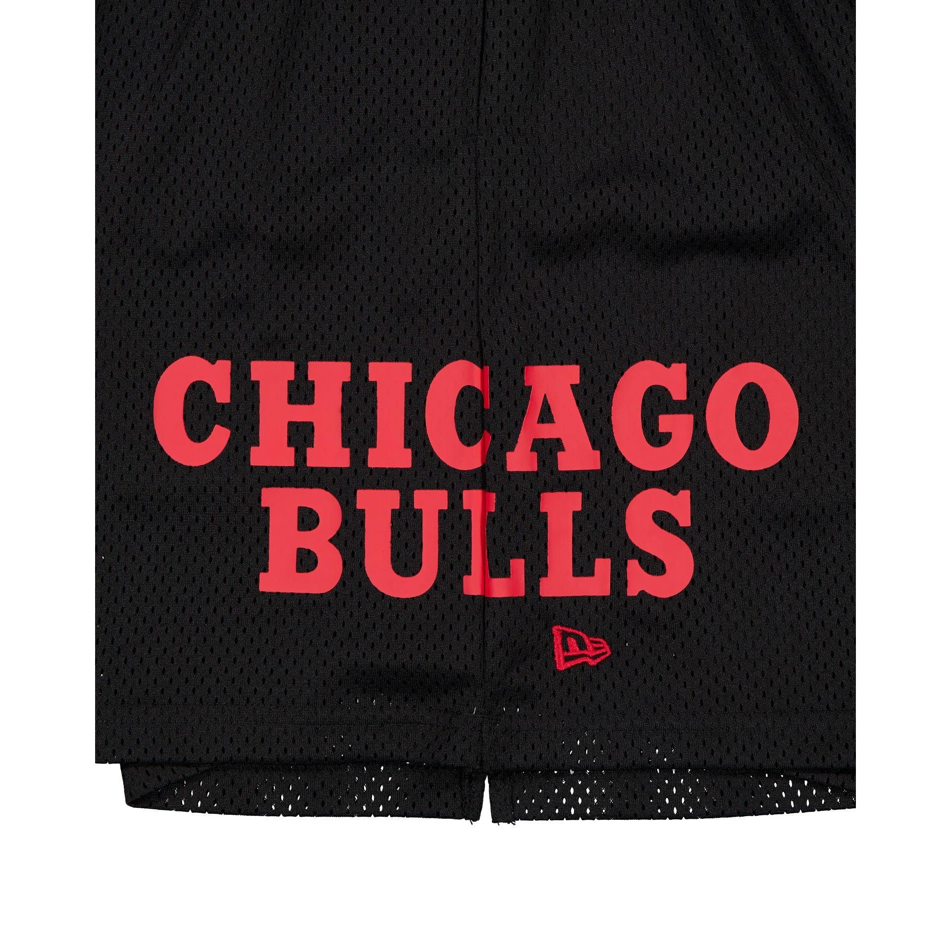 Chicago Bulls Mesh Black Shorts Male Product Image