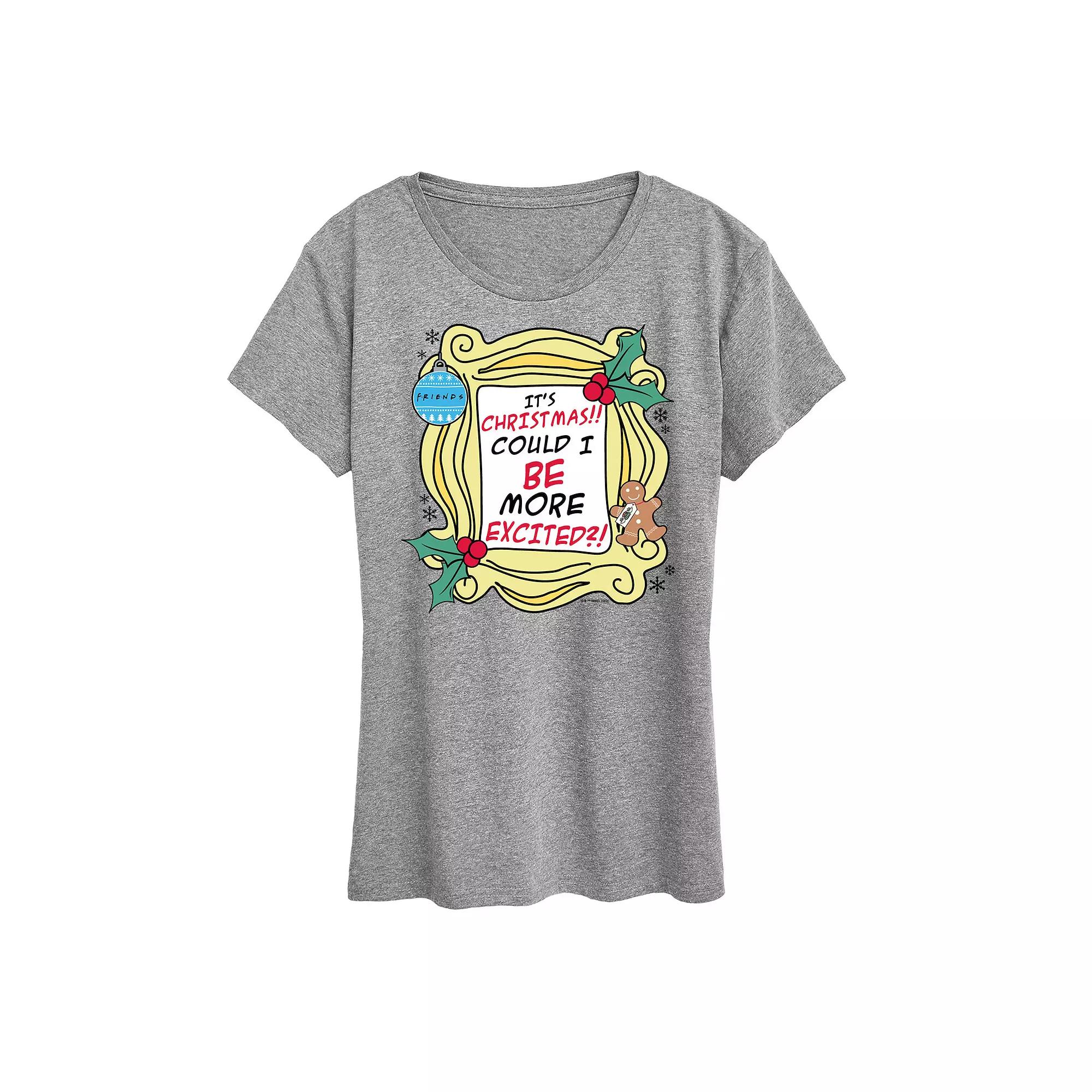 Women's Friends It's Christmas Graphic Tee, Girl's,  Product Image