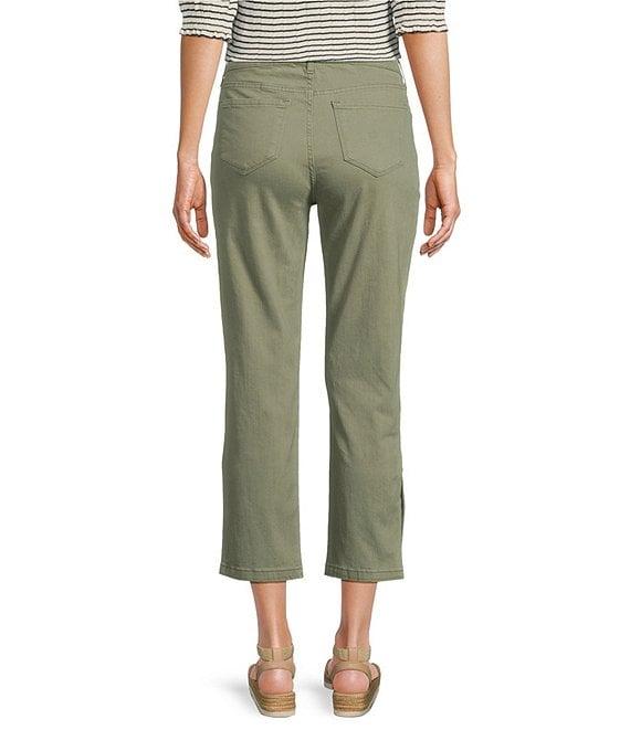 Code Bleu Chelsea Stretch Denim High Rise Capri Jeans Product Image