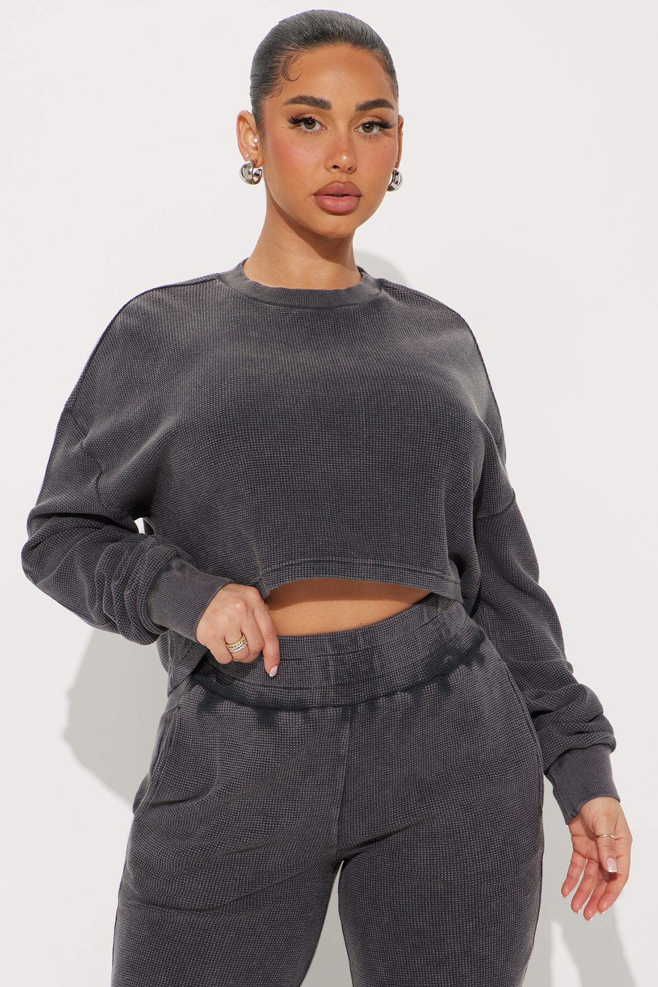 Taylor Chill Out Pant Set - Charcoal Product Image