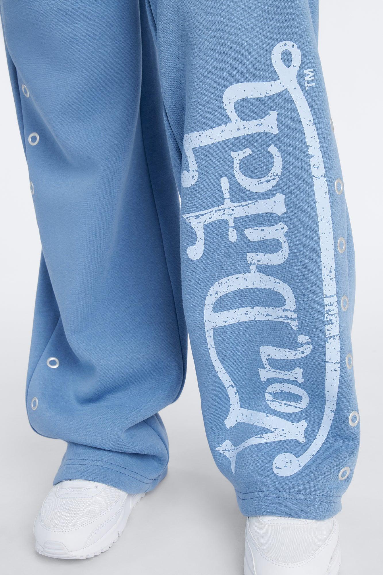 Von Dutch Rocker Grommet Pant - Light Blue Female Product Image
