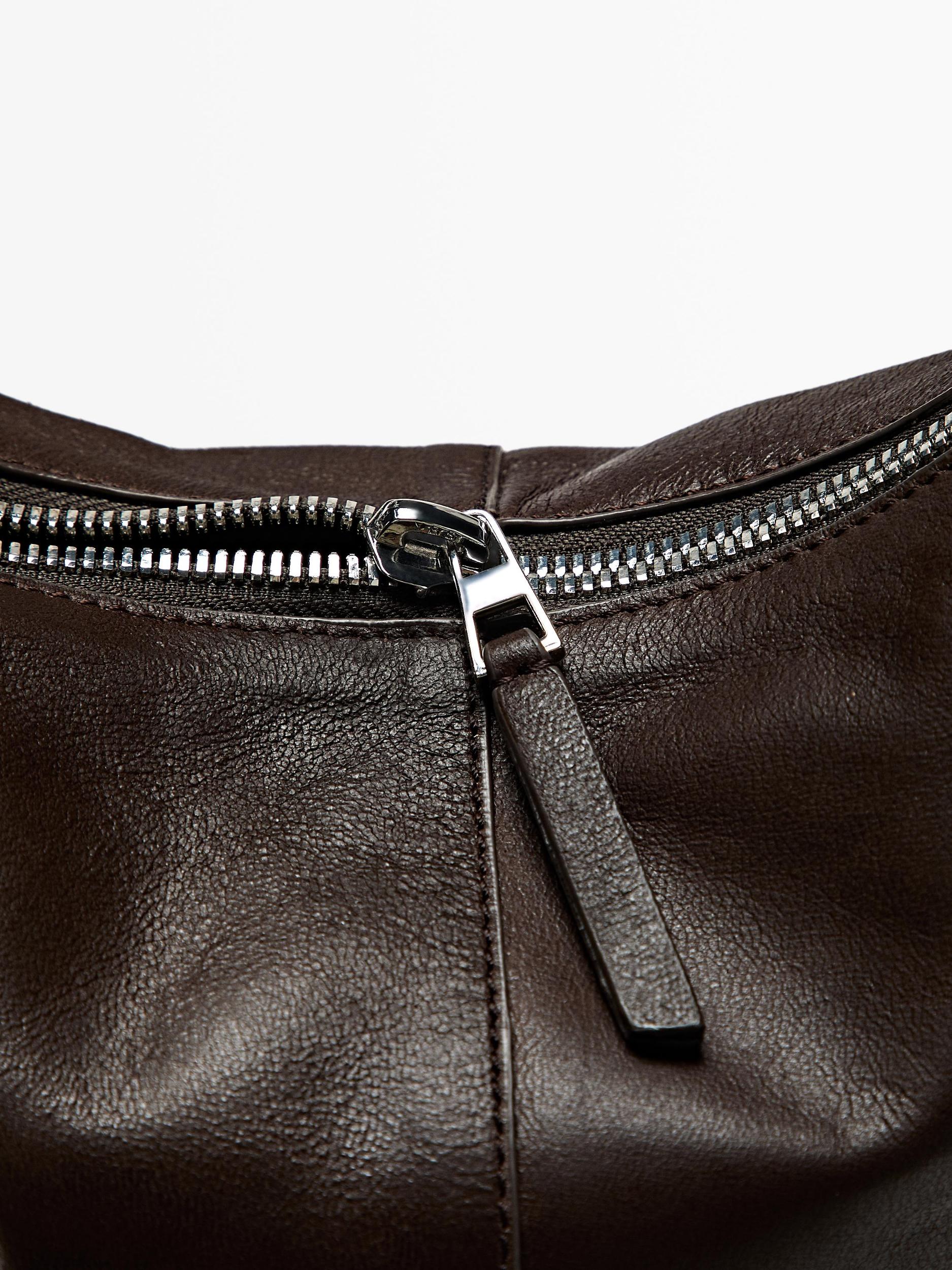 Medium nappa leather bucket bag Product Image