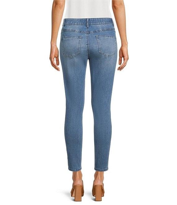 Gibson & Latimer Ankle Skinny Leg Slimming Panel Stretch Denim Jeans Product Image