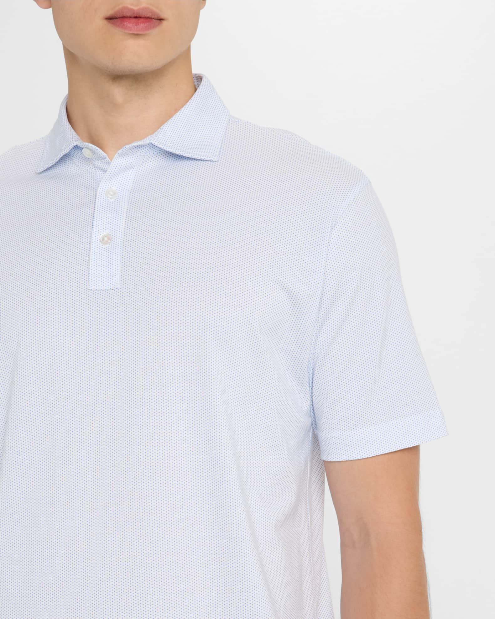 Men's Crown Comfort Polka Dot Polo Shirt Product Image