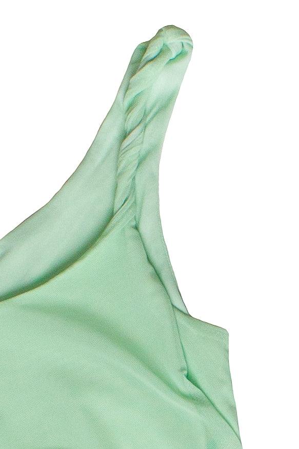 Flower Mesh Hanky Hem Midi Dress Product Image