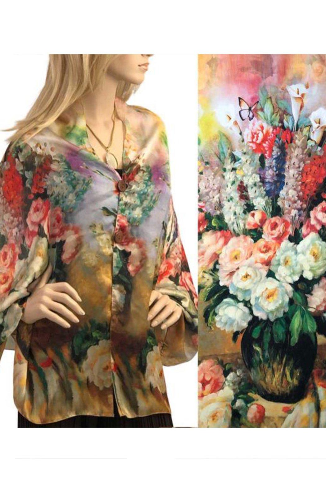 Satin Charmeuse Button Shawls Product Image