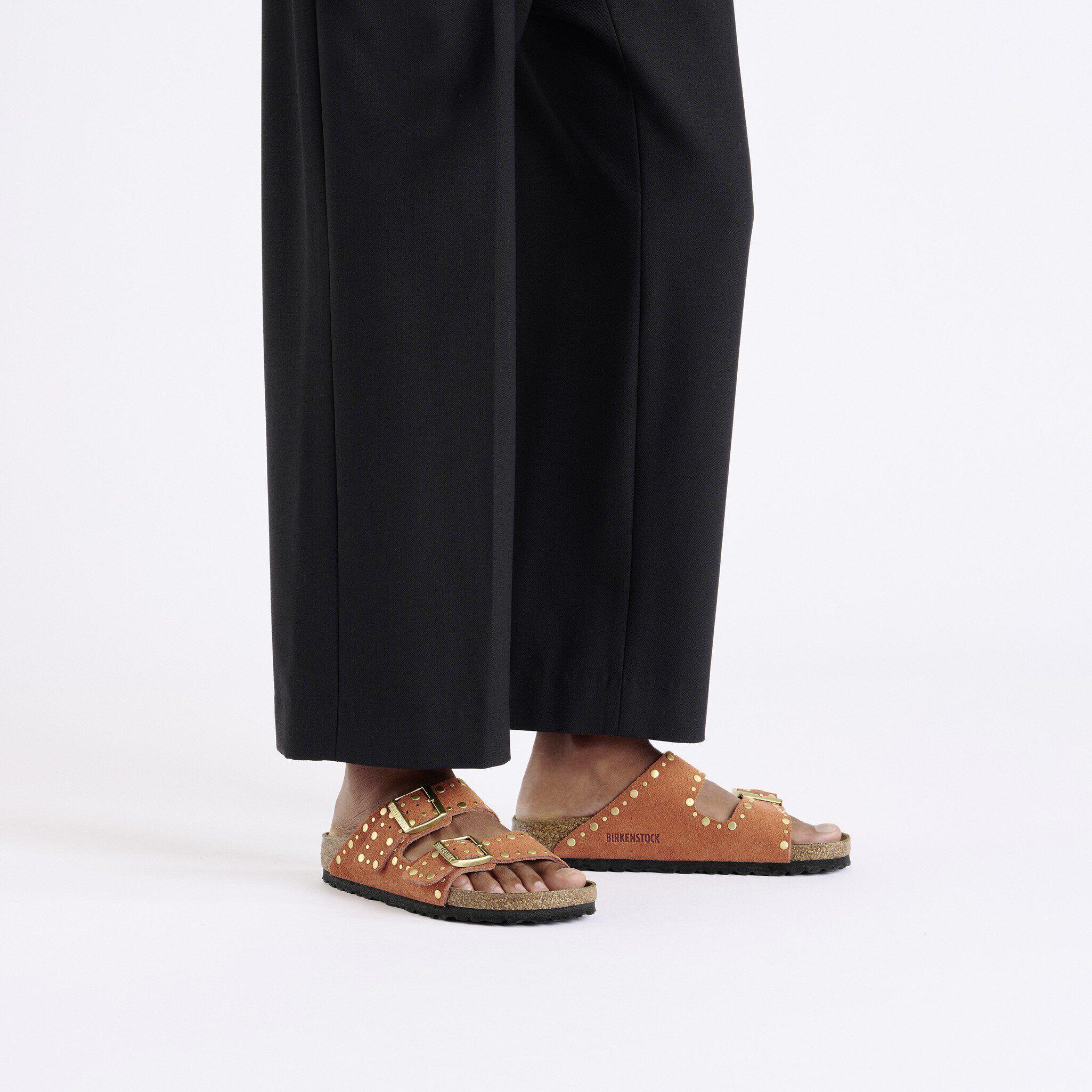 Arizona Rivets Suede Leather Ochre Product Image