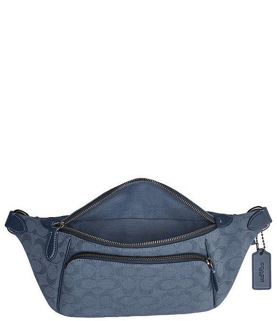COACH Signature Canvas Jacquard Leather League Belt Bag Product Image