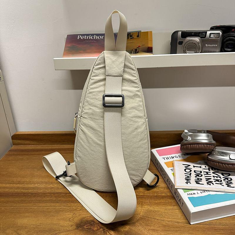 Plain Zip Sling Bag Product Image