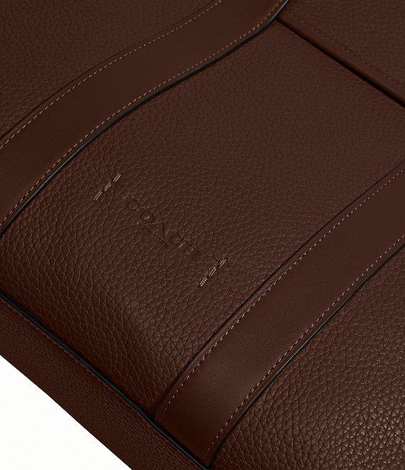 COACH Pebble Leather Gotham Portfolio Briefcase Product Image