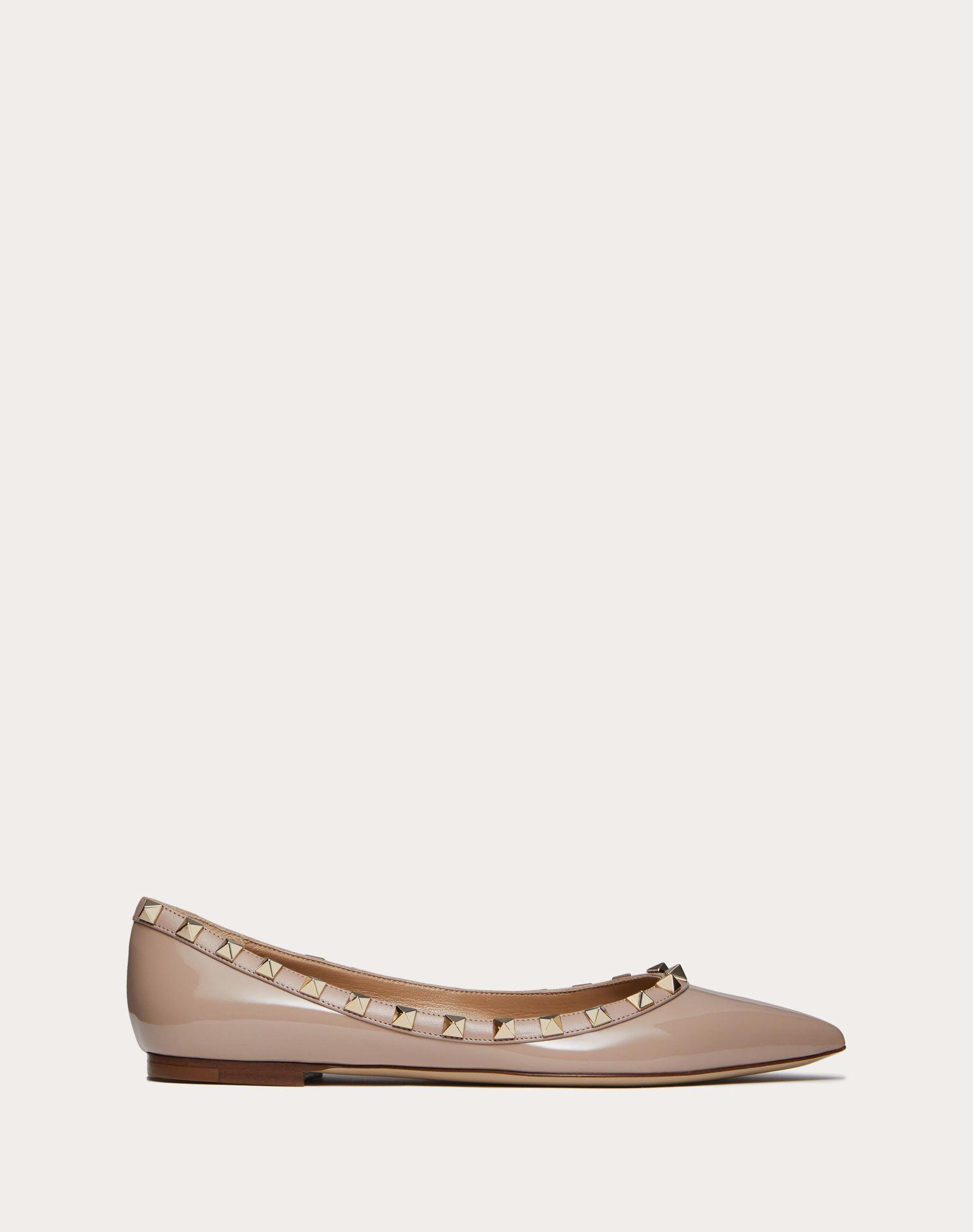 Patent Rockstud Ballet Flat Product Image