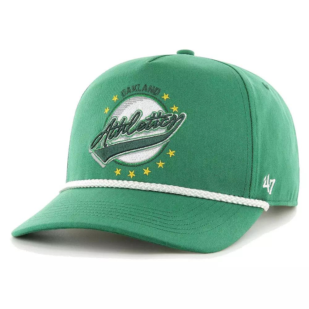 Men's '47 Green Oakland Athletics Wax Pack Collection Premier Hitch Adjustable Hat Product Image