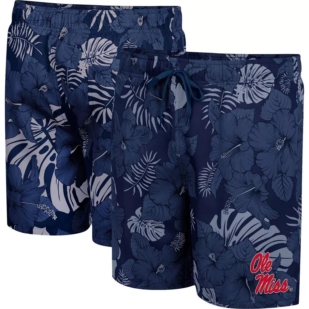 Men's Colosseum Navy Virginia Cavaliers The Dude Swim Shorts,  Product Image