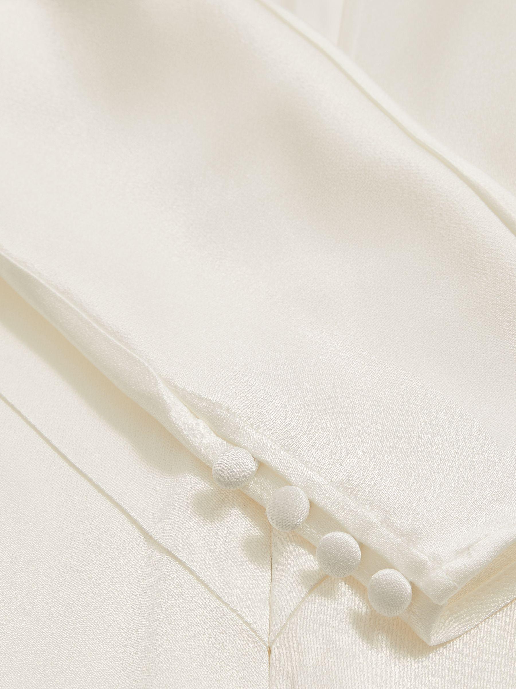 Atelier Duchess Satin Bridal Maxi Dress in White Product Image