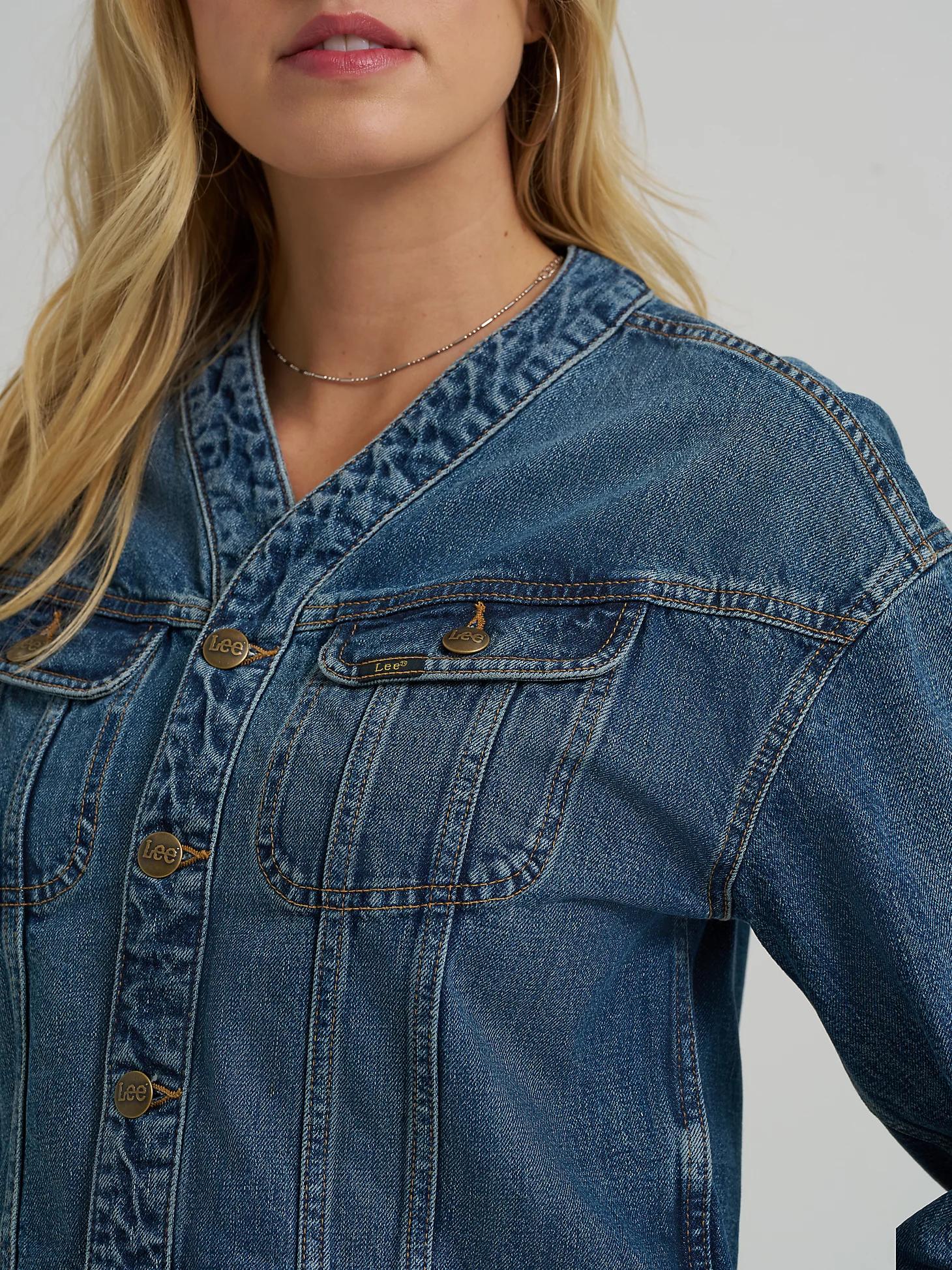 Women's Denim Cardigan Jacket | Women's Jackets & Outerwear | Lee® Product Image