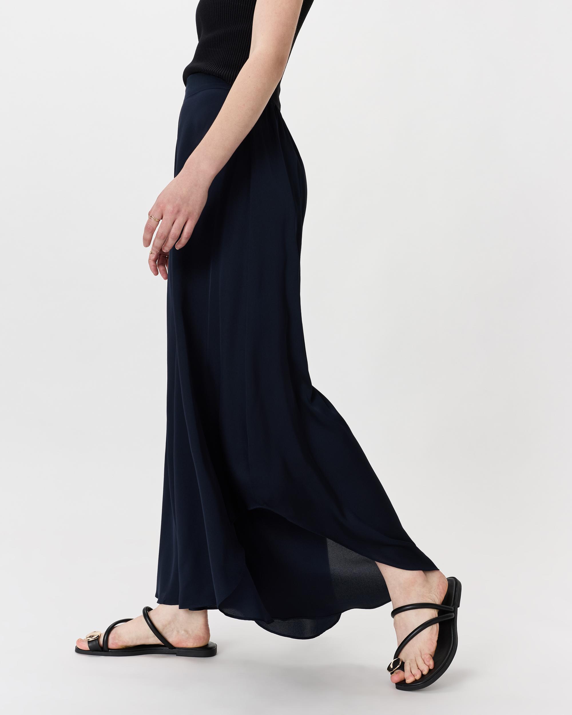 Quince | Women's Washable Stretch Silk Palazzo Pants Size XL, Mulberry Silk Product Image