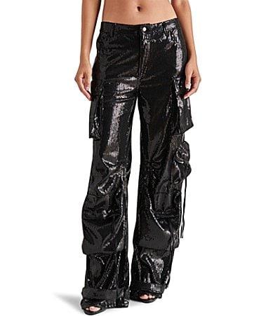 Steve Madden Duo Sequin Cargo Pants Product Image