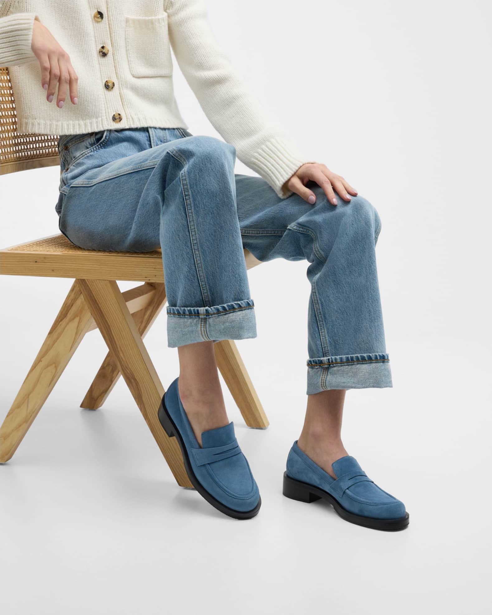 Palmer Suede Penny Loafers Product Image