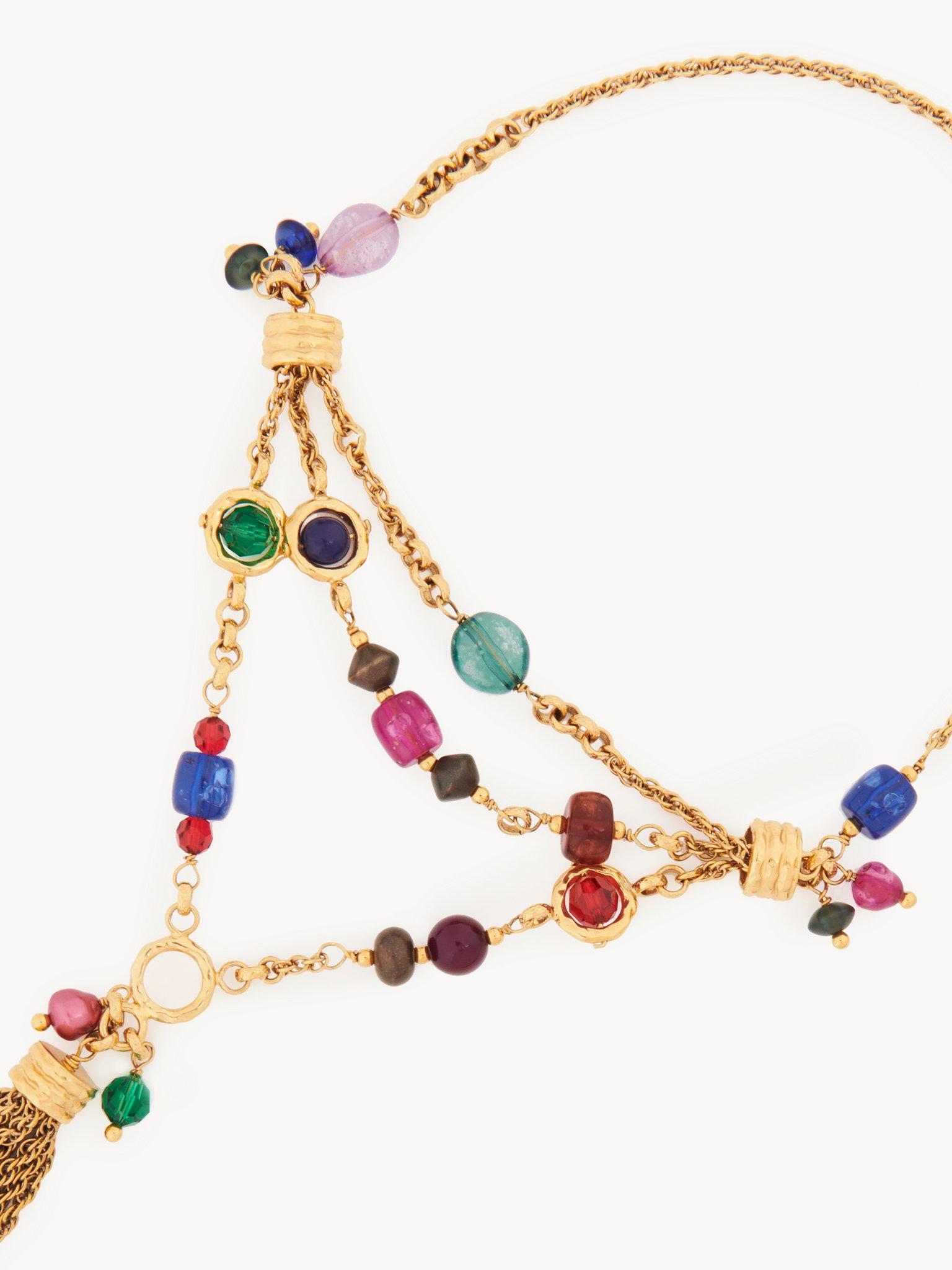 The Chloé Pompoms necklace Product Image