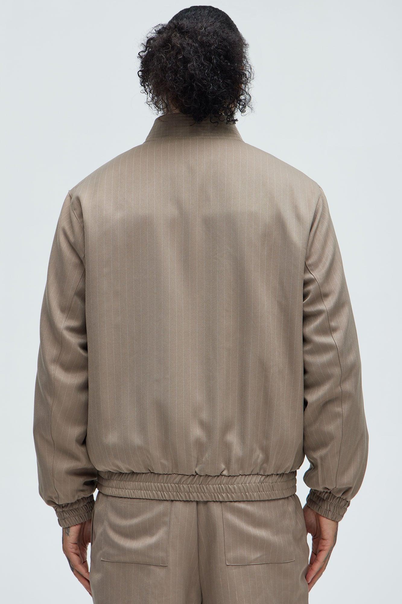 Tatum Casual Zip Jacket - Brown Product Image