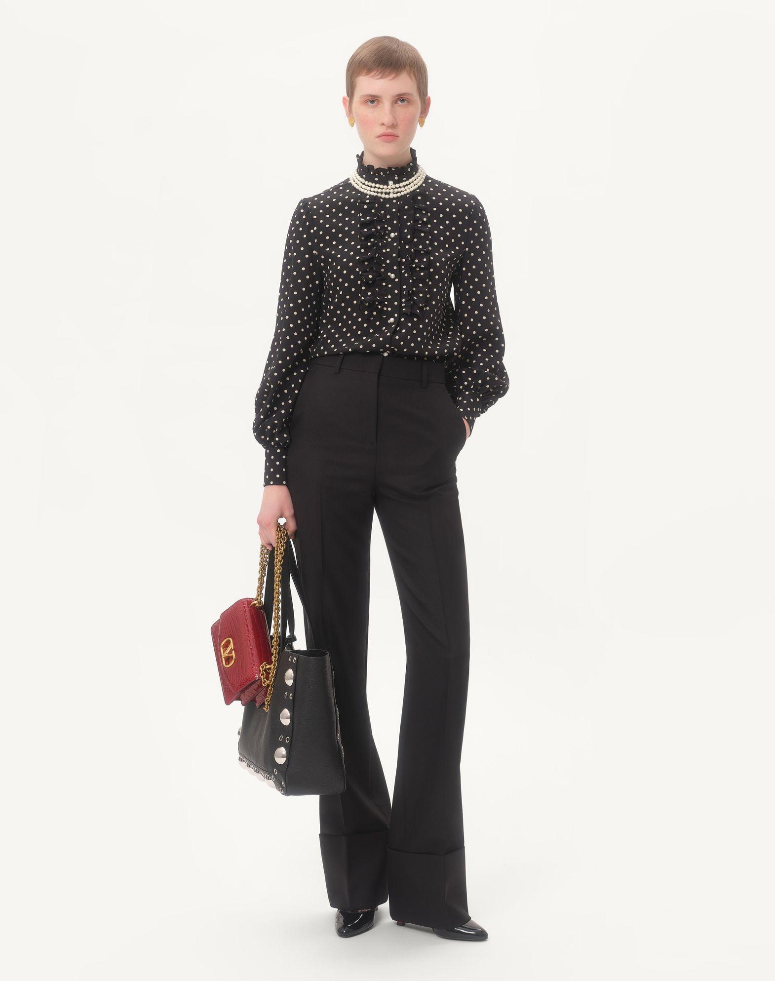 Crepe De Chine Shirt With Plusdepois Print Product Image