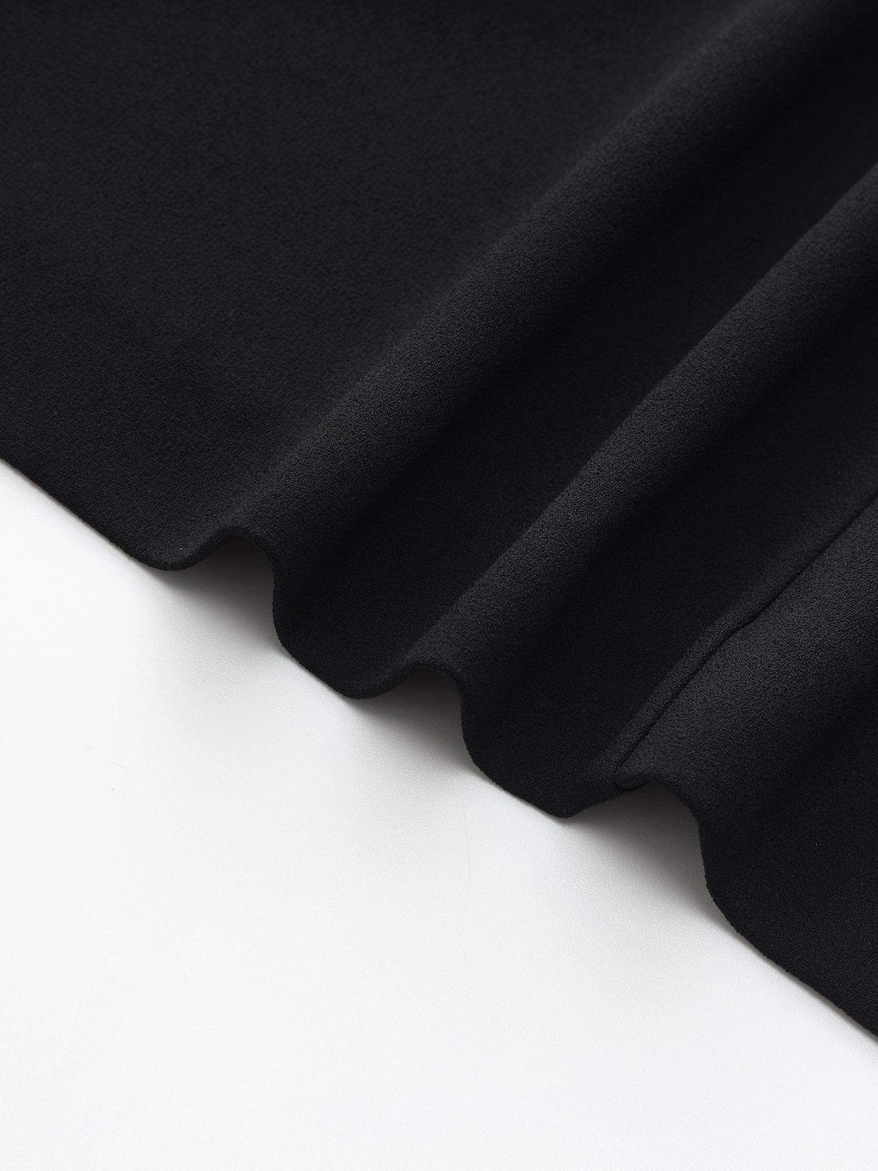 Triacetate Faux Two-Piece Cap Sleeve Women Blazer Midi Dress Product Image