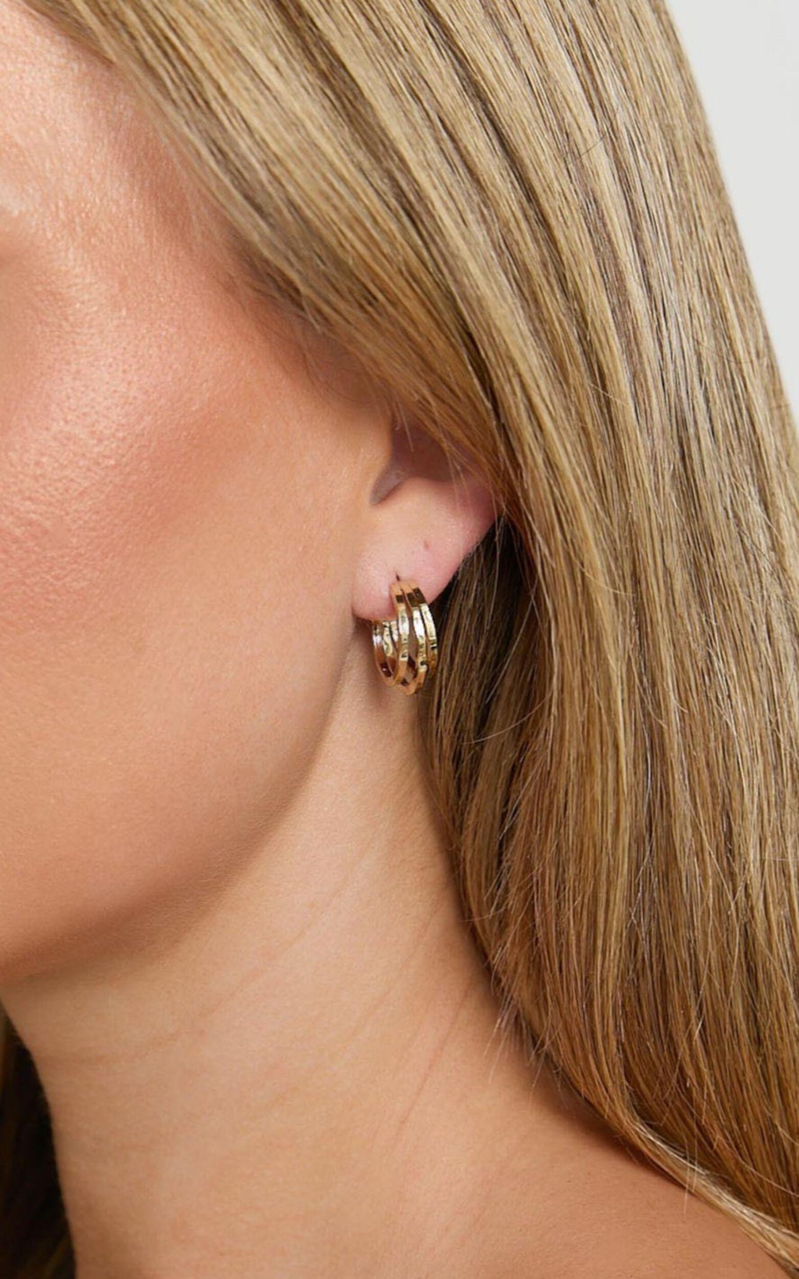 Lilibeth Earrings - 3 Pack Earrings in Gold Product Image