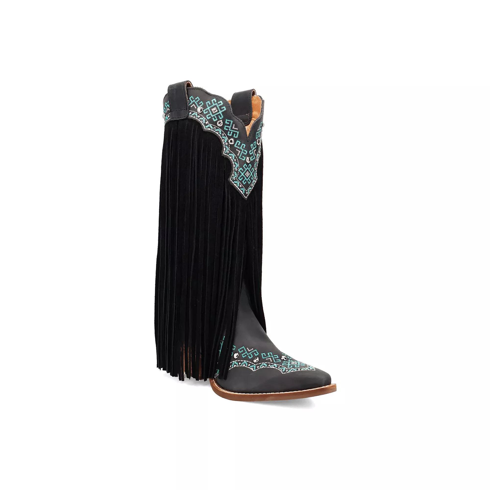 Dingo Tequila Sunrise Women's Suede Boots,  Product Image
