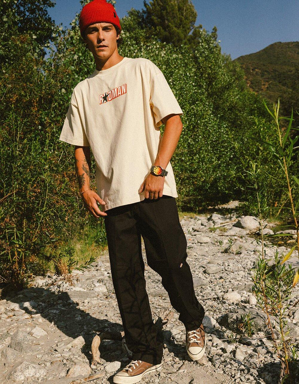 DICKIES Skateboarding Regular Fit Double Knee Mens Pants - BLACK Product Image