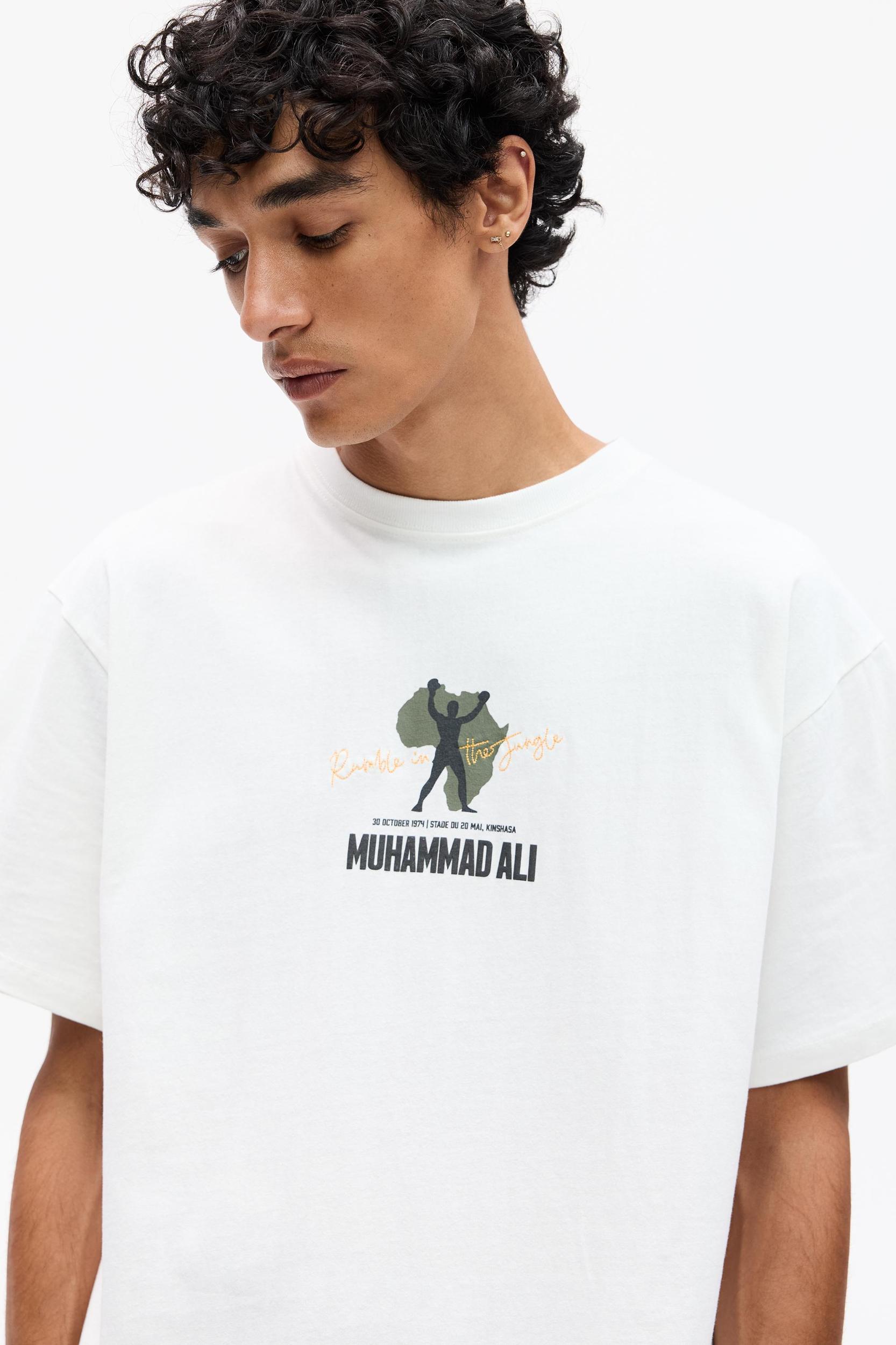 Muhammad Ali white T-shirt Product Image