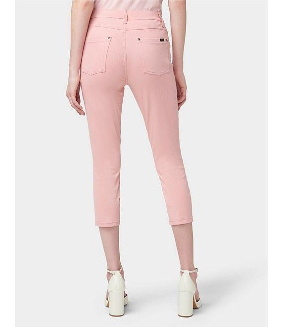 HUE Hi-Rise Ultra Soft Denim Capri Leggings Product Image