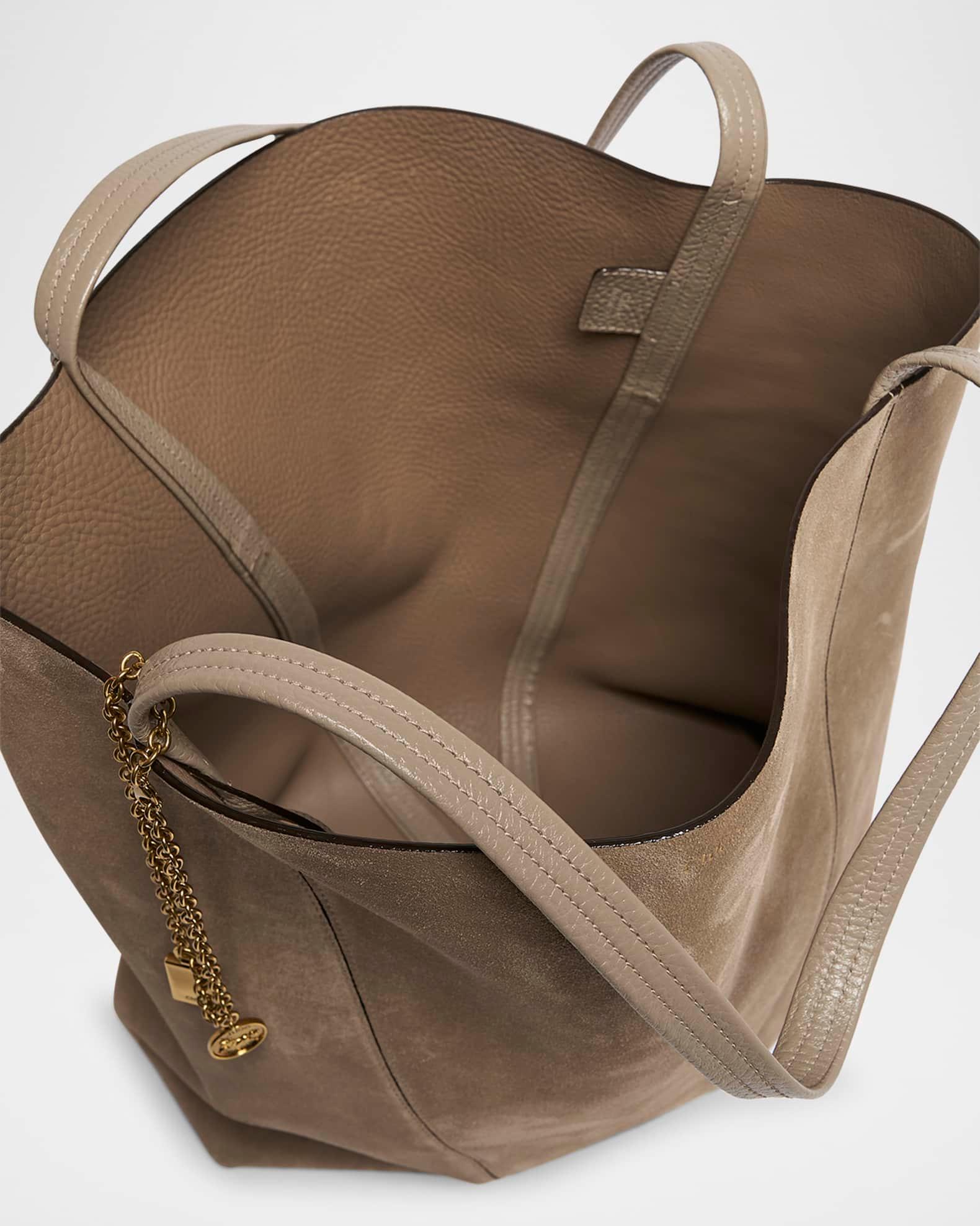 Spin Tote Bag in Suede Product Image