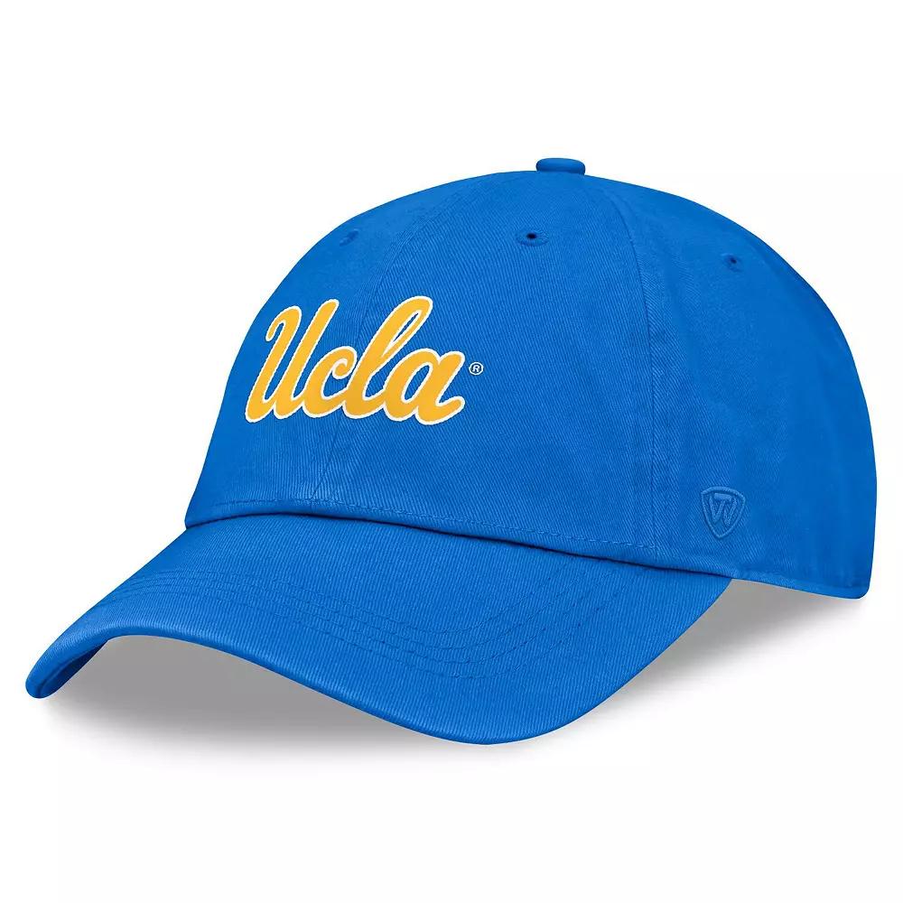 Men's Top of the World Blue UCLA Bruins Team Logo Washed Adjustable Hat Product Image