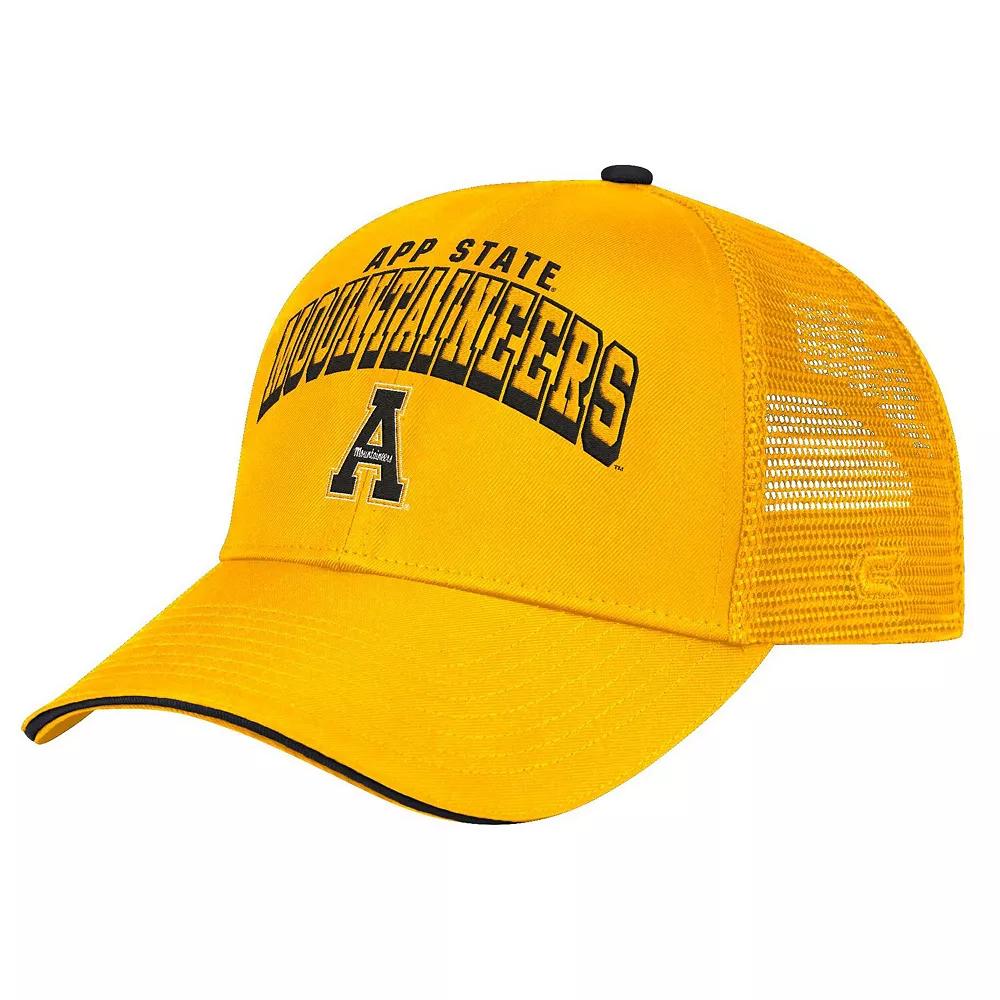 Men's Colosseum Gold Appalachian State Mountaineers Wyatt Adjustable Hat, App Gold Product Image