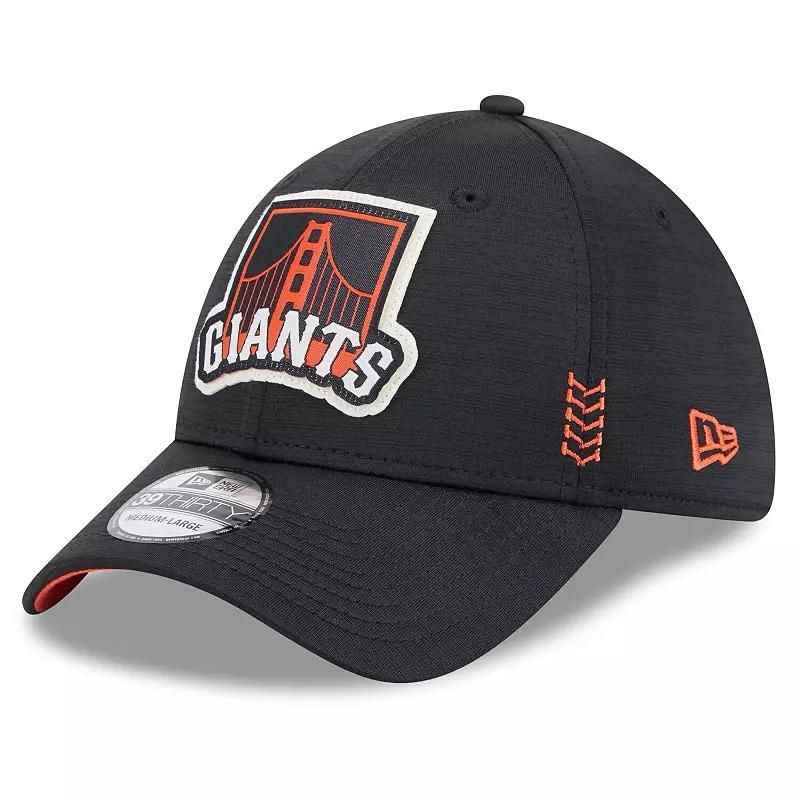 Men's New Era Black San Francisco Giants 2024 Clubhouse 39THIRTY Flex Fit Hat,  Product Image