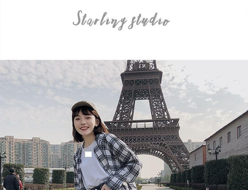 High Waist Denim Shorts Product Image