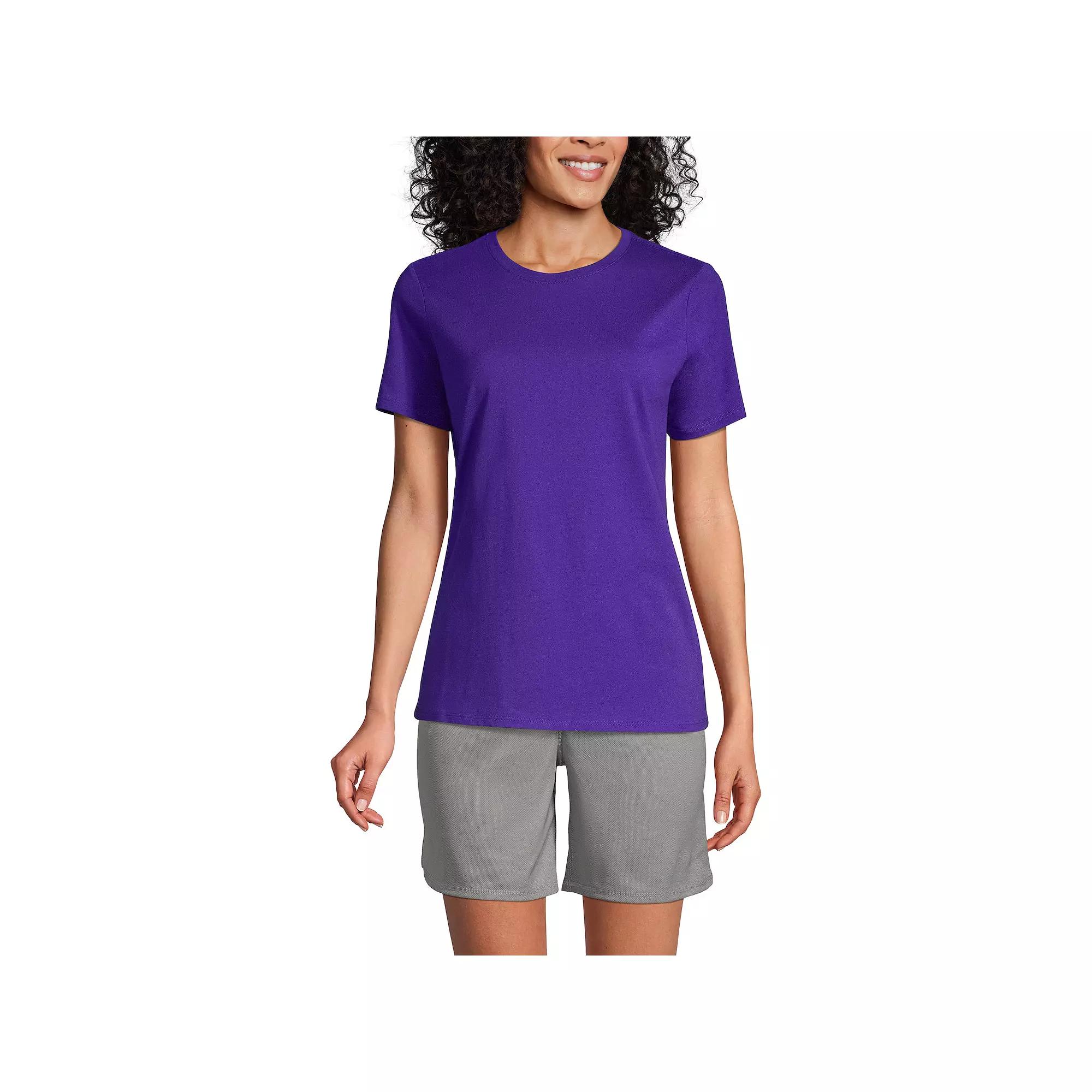 Women's Lands' End Short Sleeve Essential Tee,  Product Image