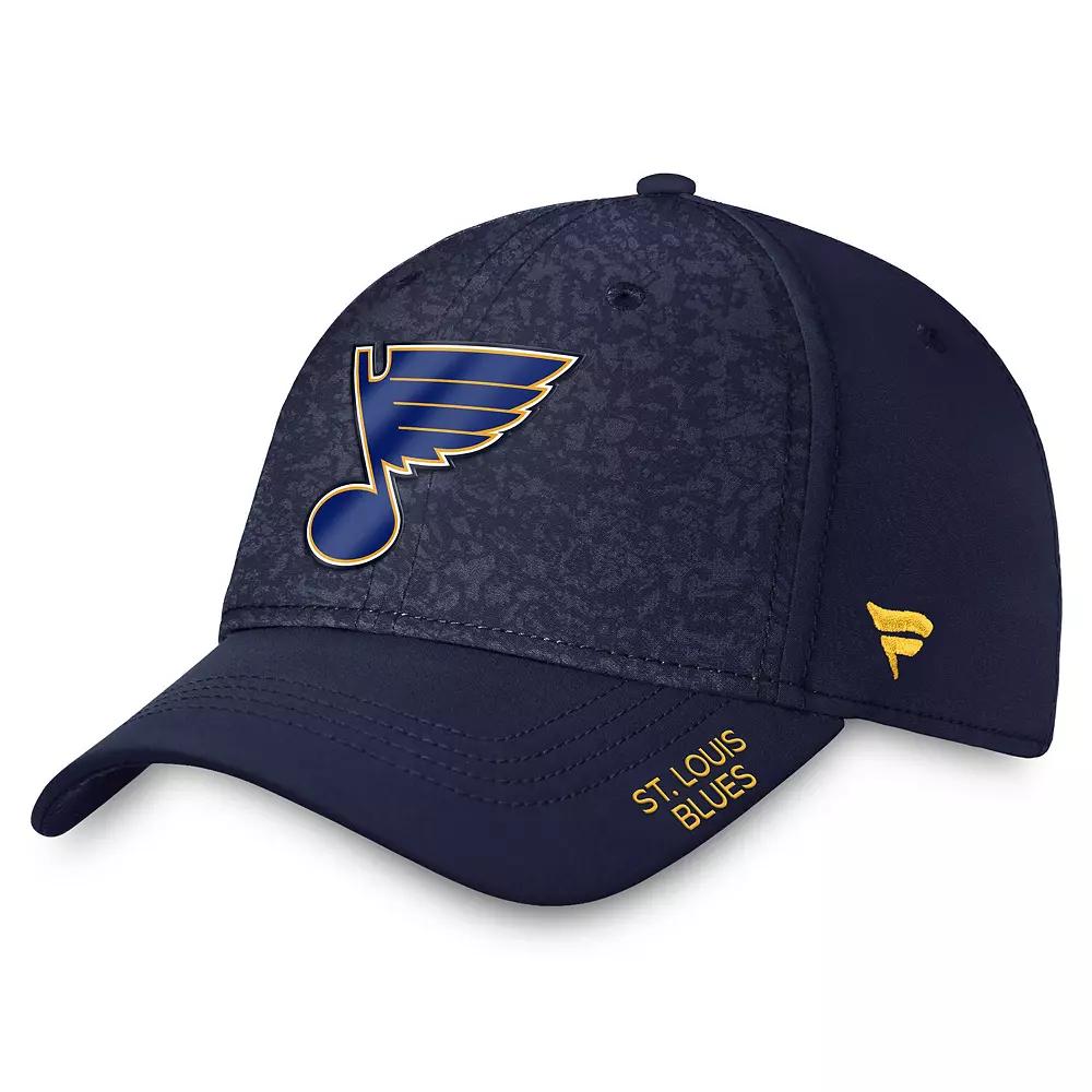 Men's Fanatics Navy St. Louis Blues Authentic Pro Rink Flex Hat,  Product Image