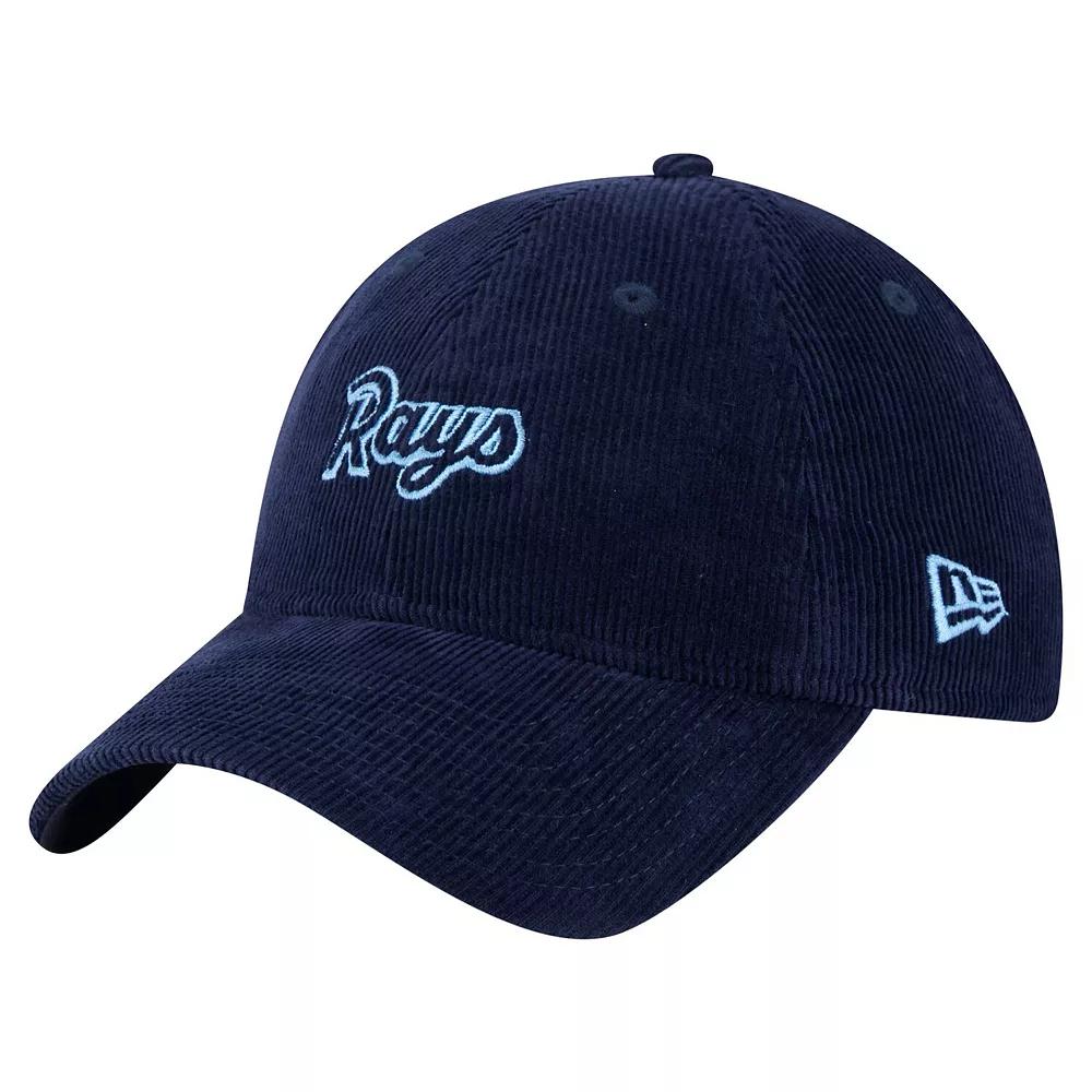Women's New Era Navy Detroit Tigers Corduroy 9TWENTY Adjustable Hat, Blue Product Image