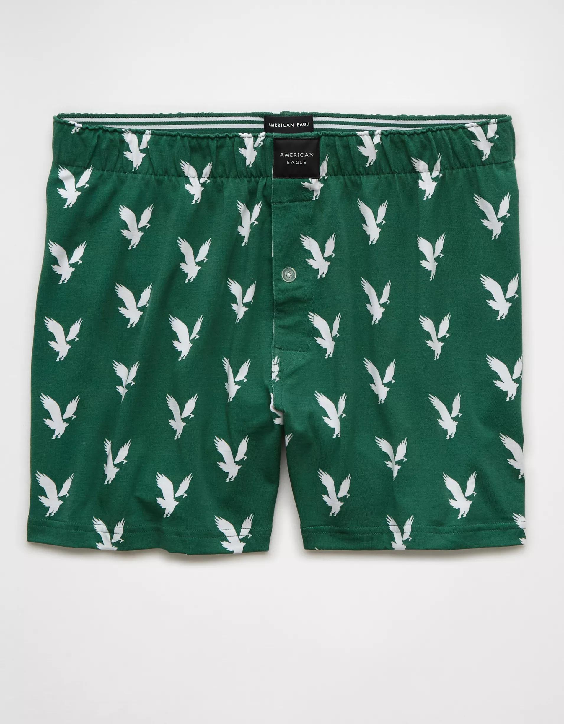 AEO Men's Eagles Slim Knit Ultra Soft Boxer Short Product Image