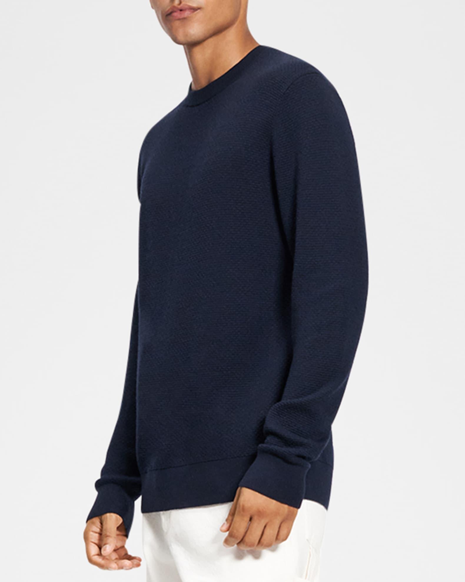 Mens Maden Merino Wool Crewneck Sweater Product Image