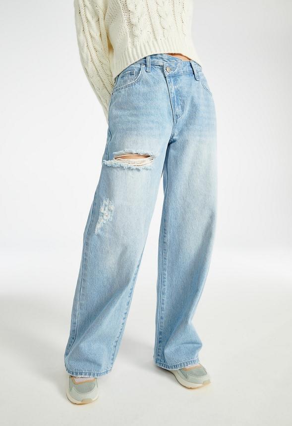 JustFab Margaux Platform Loafer Pump Womens Black/ White Size 8.5 Product Image