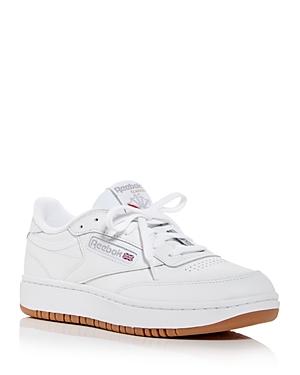 Reebok Womens Reebok Club C Double - Womens Shoes White/Gum Product Image