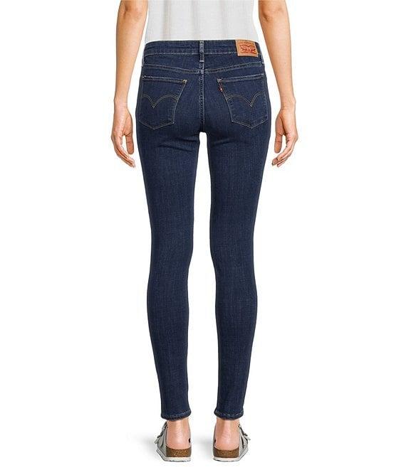 Levi's® 711 Mid Rise 30' Inseam Destructed Skinny Jeans Product Image