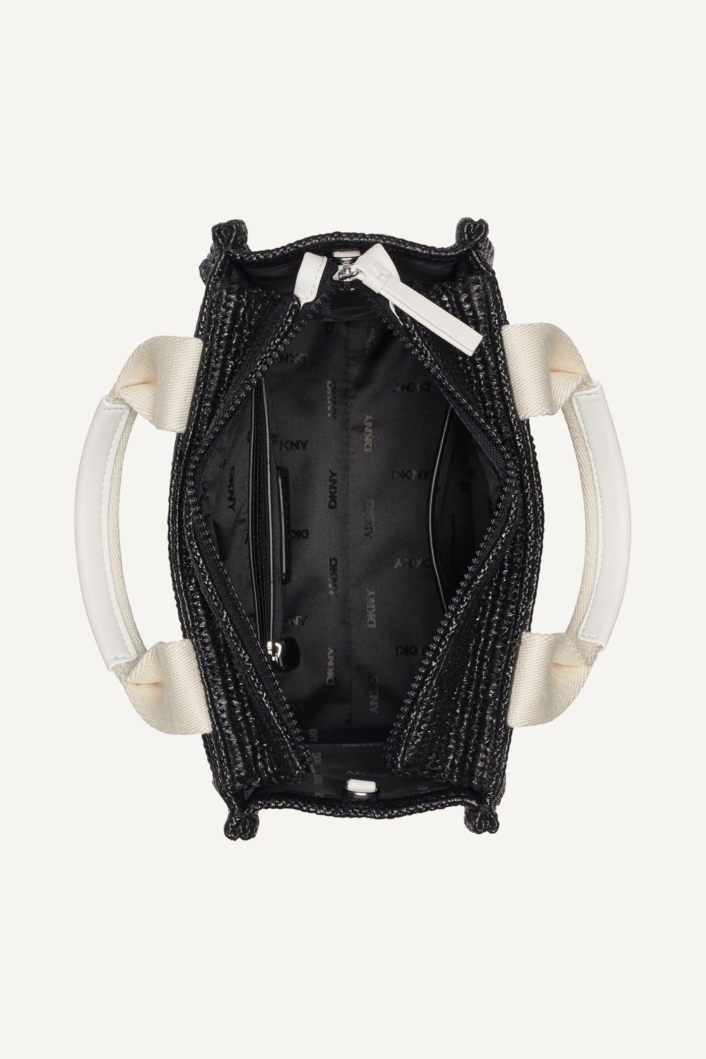 HADLEE SMALL STRAW LOGO TOTE Product Image