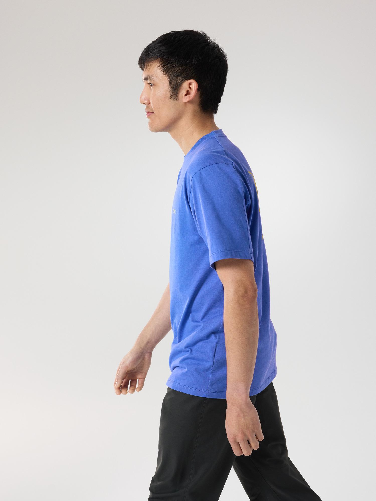 Kragg SL Cotton Blurred Bird Shirt SS Men's Product Image