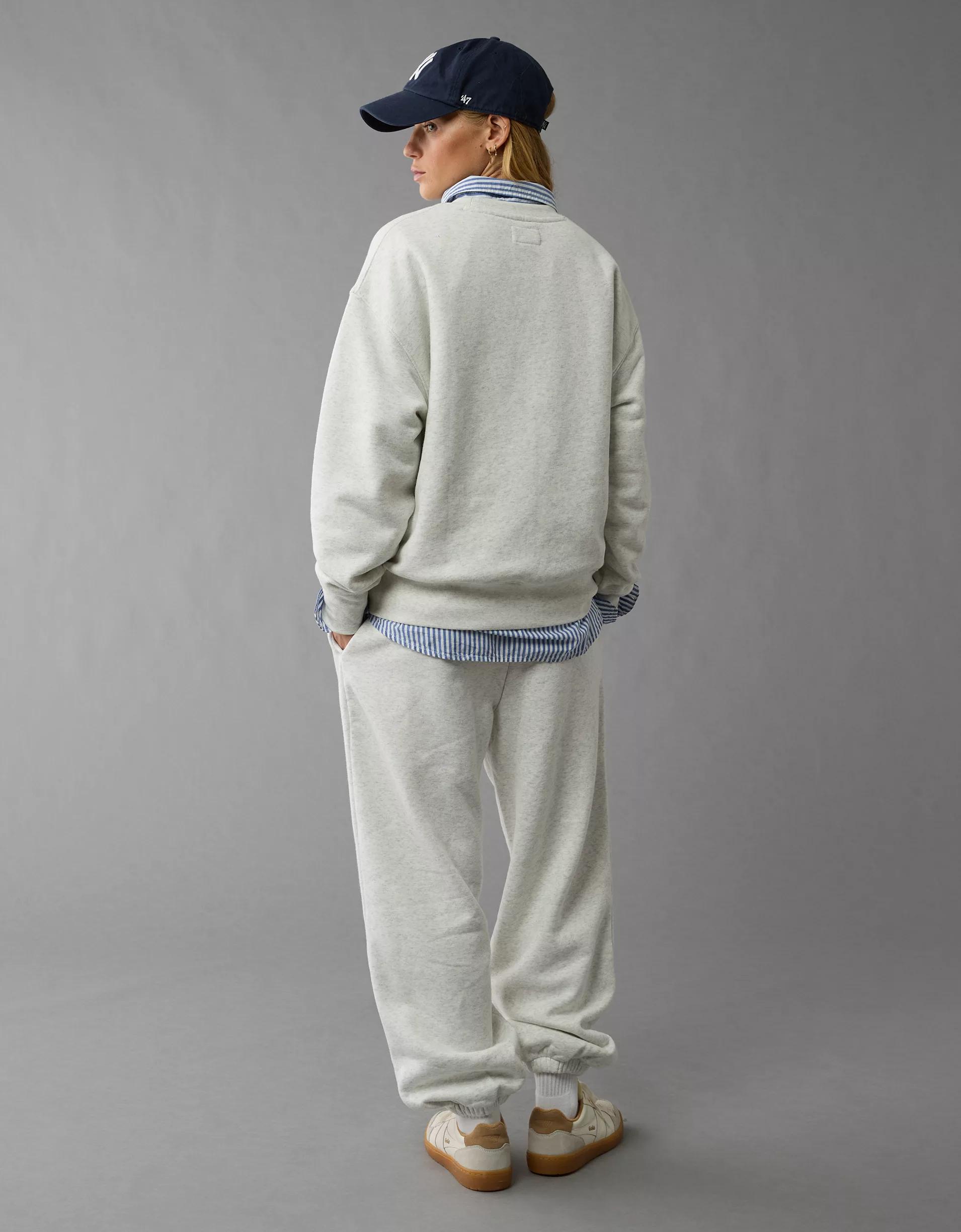 AE Everyday Luxe Crew Neck Sweatshirt Product Image