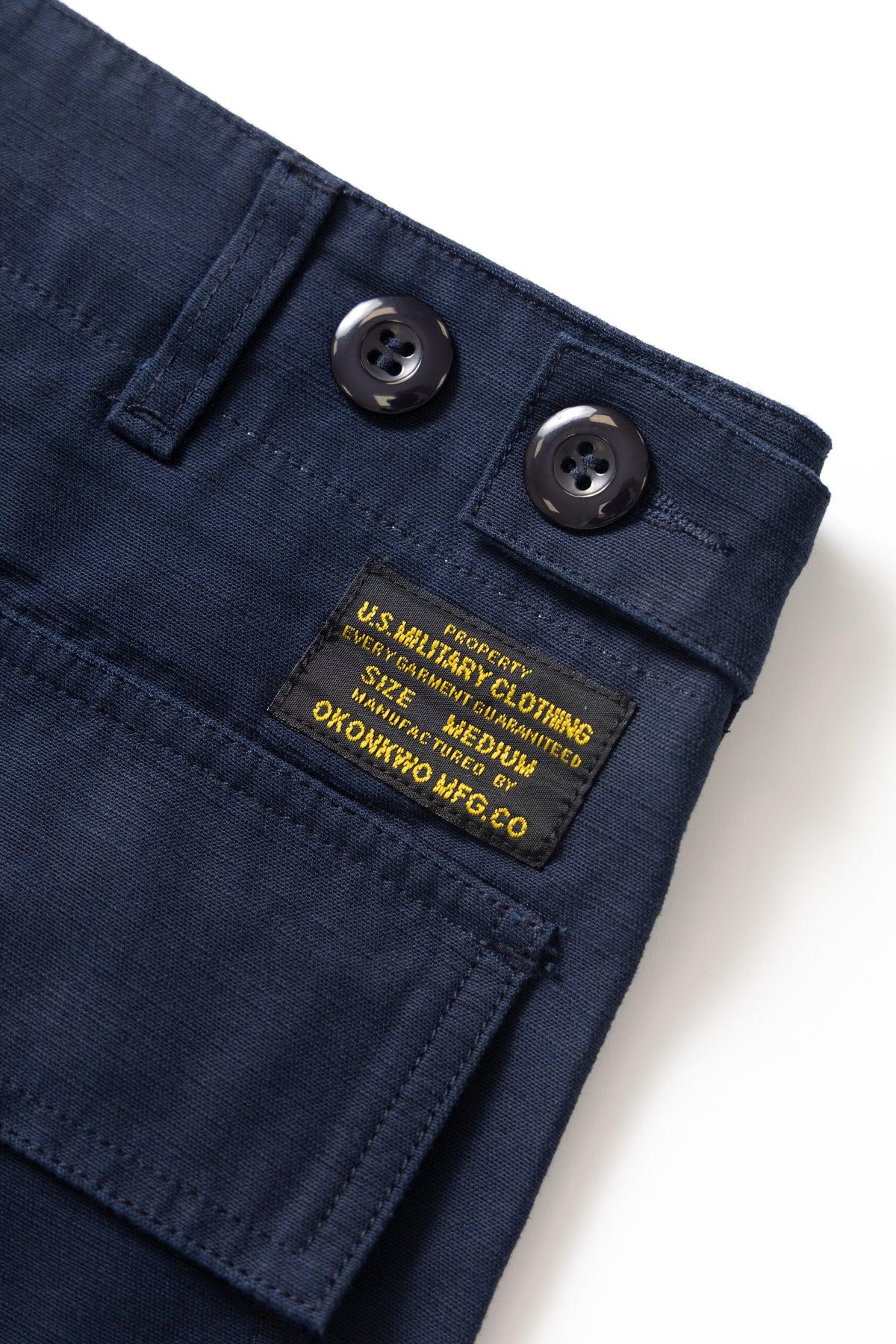Okonkwo MFG - OG107 Fatigue Shorts - Navy Product Image