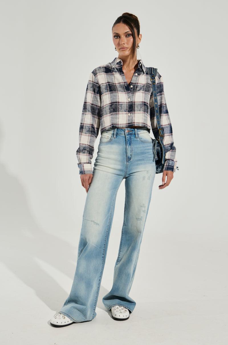 DONT WISH FOR TOO MUCH DENIM PANT Product Image