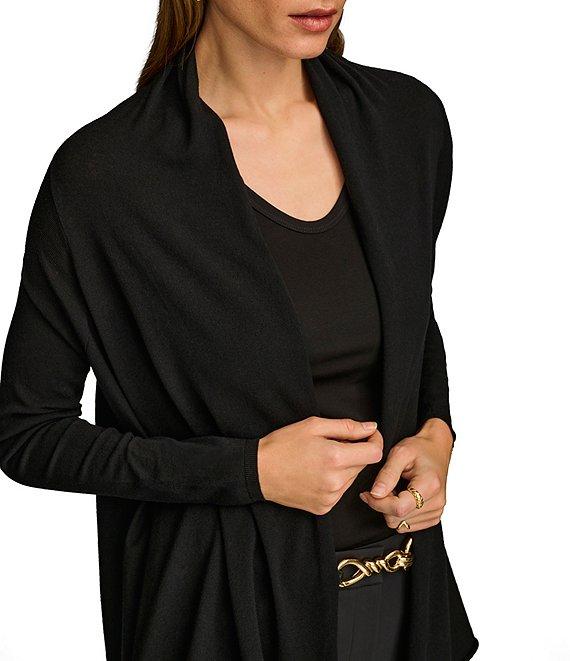 Donna Karan Drape Open Front Cardigan Product Image